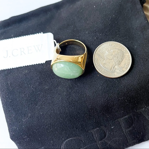 J.CREW Ring with Semiprecious Chalcedony stone - Picture 3 of 4